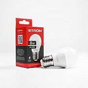 Лампа светодиодная ETRON Light Power 1-ELP-041 G45 8W 3000K 220V E27 Винница