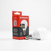 Лампа светодиодная ETRON Light Power 1-ELP-043 G45 8W 3000K 220V E14 Винница