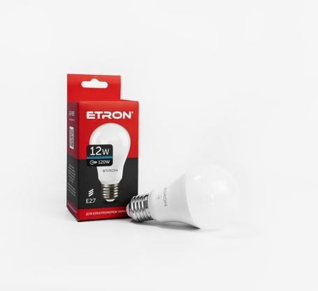 Лампа светодиодная ETRON Light Power 1-ELP-093 A60 12W 6500K E27 Винница - изображение 1