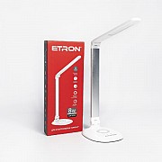 Лампа настольная светодиодная ETRON Desk Lamp step 8W 3000-6000K White-silver Винница