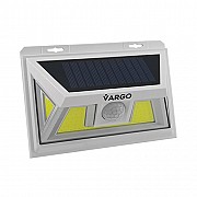 LED светильник на солнечной батарее VARGO 10W c датчиком Белый Винница