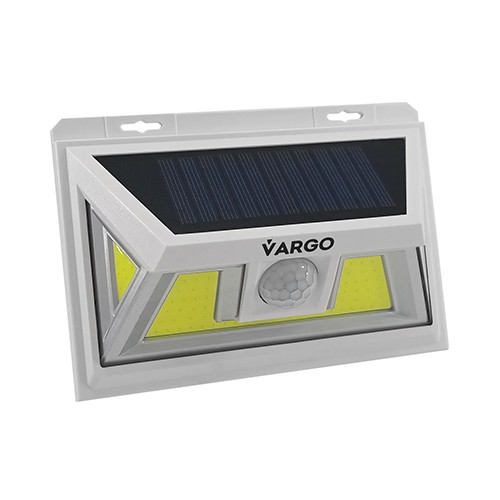 LED светильник на солнечной батарее VARGO 10W c датчиком Белый Винница - изображение 1