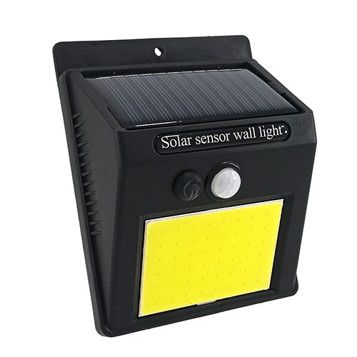 LED светильник на солнечной батарее VARGO 5W COB c датчиком Чёрный Винница - изображение 1