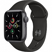 Смарт-часы Apple Watch SE GPS, 44mm Space Gray Aluminium Case with Black Spor (MYDT2UL/A) Киев