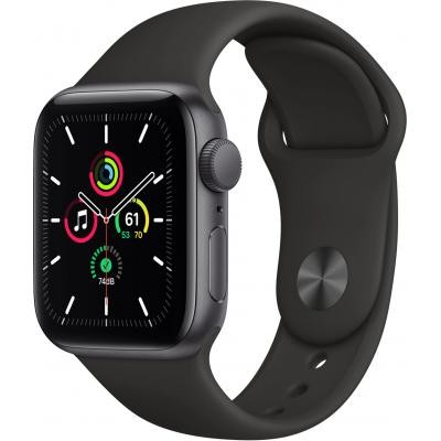 Смарт-часы Apple Watch SE GPS, 44mm Space Gray Aluminium Case with Black Spor (MYDT2UL/A) Киев - изображение 1