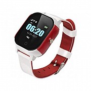 Смарт-часы GoGPS К23 white/red Детские телефон-часы с GPS треккером (K23WHRD) Київ