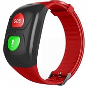 Смарт-часы GoGPS М03 кнопка SOS black/red (M03BKRD) Київ