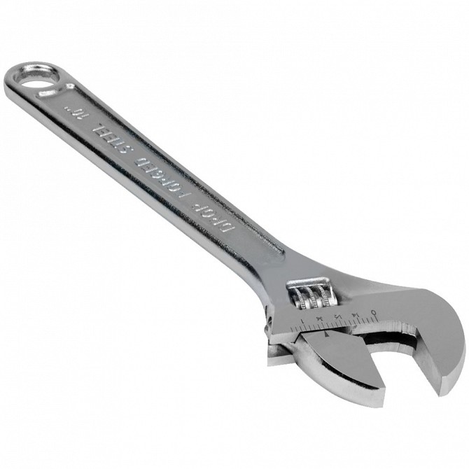 Ключ разводной Толсен хром 250 мм (0-30 мм) Винница - изображение 1