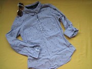 Рубашка в полоску,р.М,Испания,Zara Пирятин