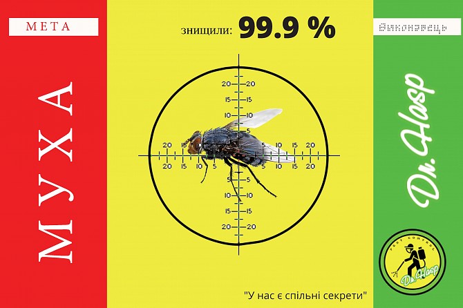 Боротьба з мухами в Києві та Київській області. Компанія Dr.Hasp Киев - изображение 1