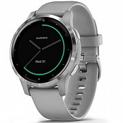 Смарт-часы Garmin vivoactive 4S, Powder Gray/Silver (010-02172-03) Київ