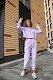 Костюм женский "Lilac" худи + штаны фиолетовые Киев