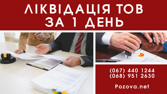 Ликвидация юридического лица за 1 день Киев. Киев - изображение 1