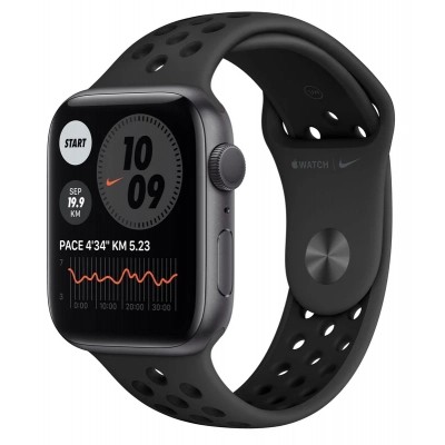 Смарт-часы Apple Watch Nike SE GPS, 44mm Space Grey Aluminium Case with Anthr (MKQ83UL/A) Київ - изображение 1