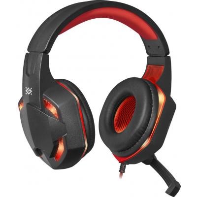 Наушники Defender Warhead G-370 Black-Red (64037) Київ - изображение 1