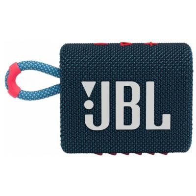 Акустическая система JBL Go 3 Blue Coral (JBLGO3BLUP) Київ - изображение 1