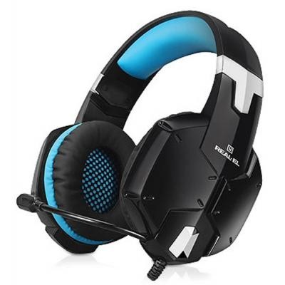 Наушники REAL-EL GDX-7500 black-blue Київ - изображение 1