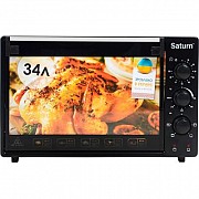 Электропечь Saturn ST-EC3402 Black Київ