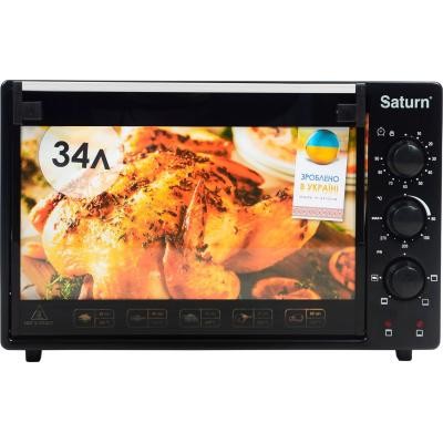 Электропечь Saturn ST-EC3402 Black Київ - изображение 1