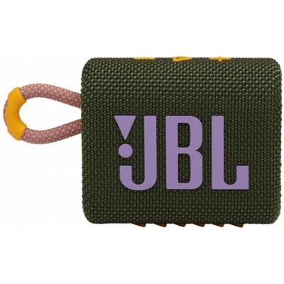 Акустическая система JBL Go 3 Green (JBLGO3GRN) Київ - изображение 1