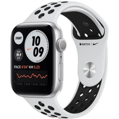 Смарт-часы Apple Watch Nike SE GPS, 44mm Silver Aluminum Case with Pure Plati (MYYH2UL/A) Киев - изображение 1