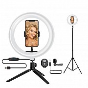 Набор блогера ACCLAB AL-LRSET2 5in1 Ring of Light, Holder, Tripod, mic., Bluetoot (1283126502064) Киев