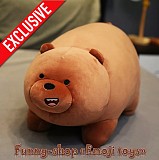 Мягкая плюшевая игрушка Бурый медвежонок очаровательный подарок на любой праздник Днепр
