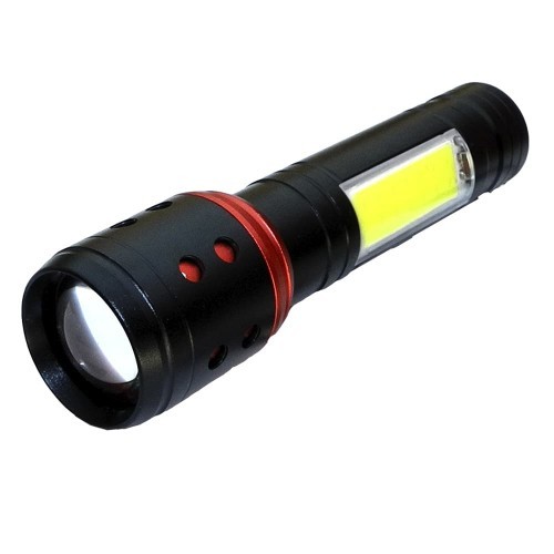 Светодиодный фонарик Vargo VL662, 1LED + боковое свечение COB, zoom, встроенный аккумулятор Винница - изображение 1