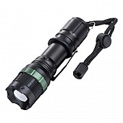 Светодиодный фонарик Vargo VL651 алюминиевый V-111188, 1LED, zoom, 18650х1шт / АААх3шт, 130х32mm Винница