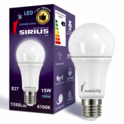 LED лампа Sirius 1-LS-3108 А65 15W-4000K-E27 Винница