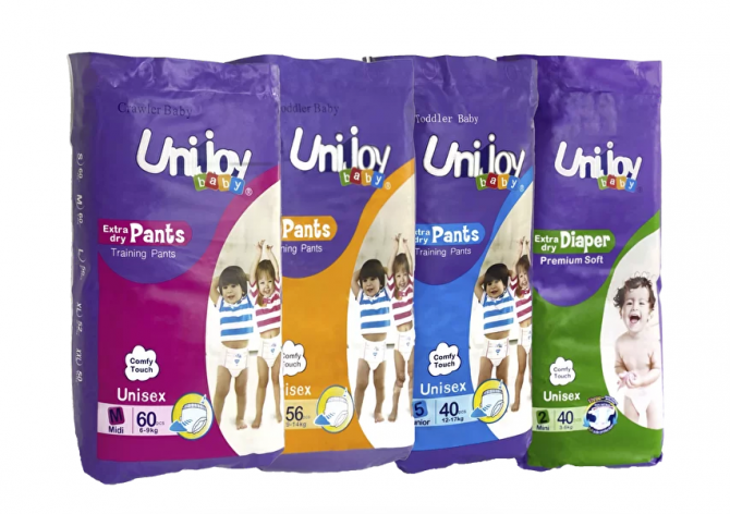Продам подгузники-трусики детские премиум-класса UNIJOY в ассортименте новые Херсон - изображение 1