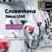 Робочие на завод LEAR (Трнава) Словакия Львов