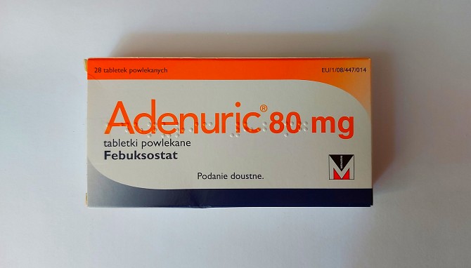 Adenuric Аденурік Аденурик 80 мг на 28 шт від подагри Киев - изображение 1