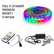 Набор 3в1 BIOM SMART FULL RGB LED 5 метров SMD5050-60 IP20 IR Винница