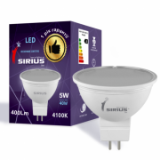 LED лампа Sirius 1-LS-3506 MR16 12V 5W 4000K- GU5,3 (100) Винница