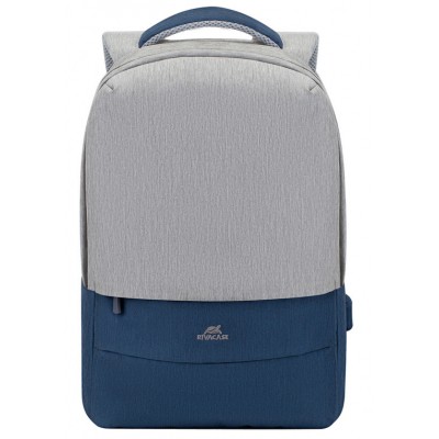 Рюкзак для ноутбука RivaCase 15.6" 7562 Anti-theft, water-repellent, Grey / Dark Blue (7562Grey/Dark Киев - изображение 1