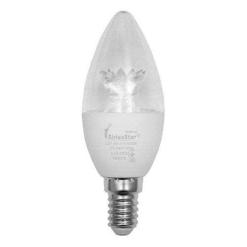 Лампа SIRIUSSTAR LED Т11-С37 crystal-3303 6W-4000K-E14 Винница - изображение 1