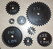 Зірочка вінець звездочка зуб = 12 крок t=15.875 Дніпро