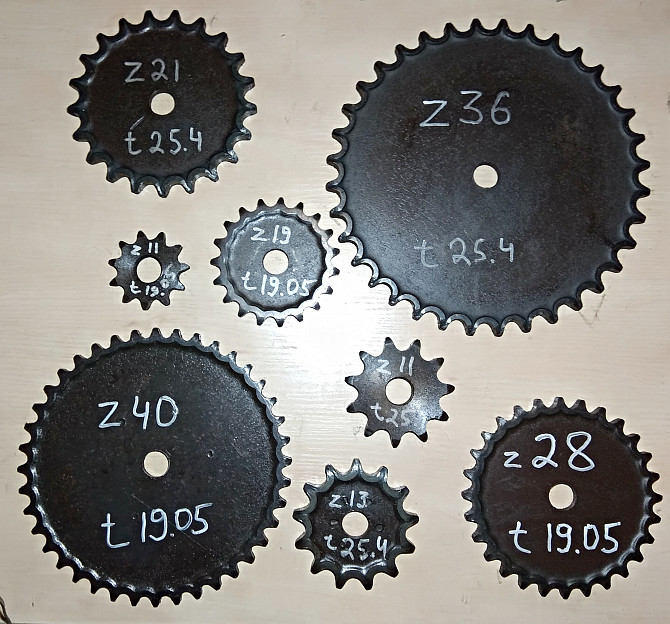 Зірочка вінець звездочка зуб = 12 крок t=15.875 Дніпро - изображение 1