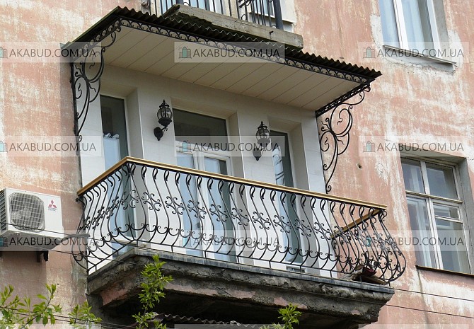 Кованые и сварные балконные перила (ограждения) Одесса - изображение 1
