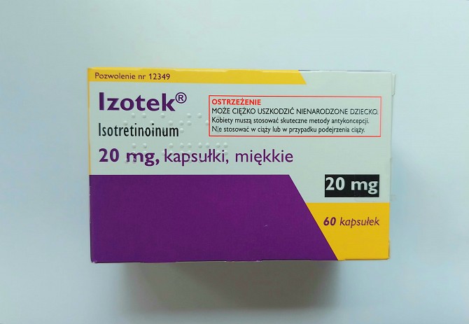 Izotek 20 mg на 60 шт (ізотретиноін) Ізотек Роакутан Київ - изображение 1