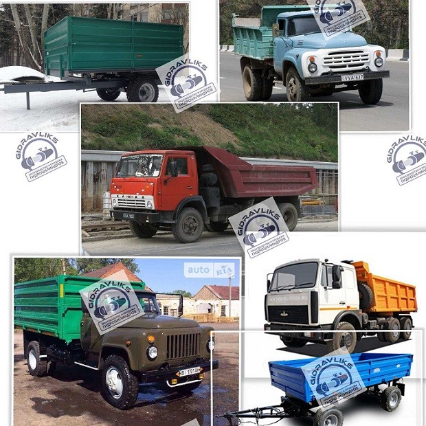 Гидроцилиндр Газ, Маз, Зил, Камаз, Птс. Ровно - изображение 1