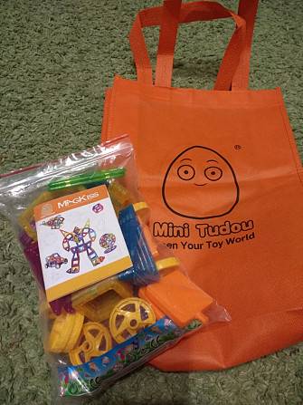 Магнитный конструктор Mini Tudou 68 деталей Київ - изображение 1