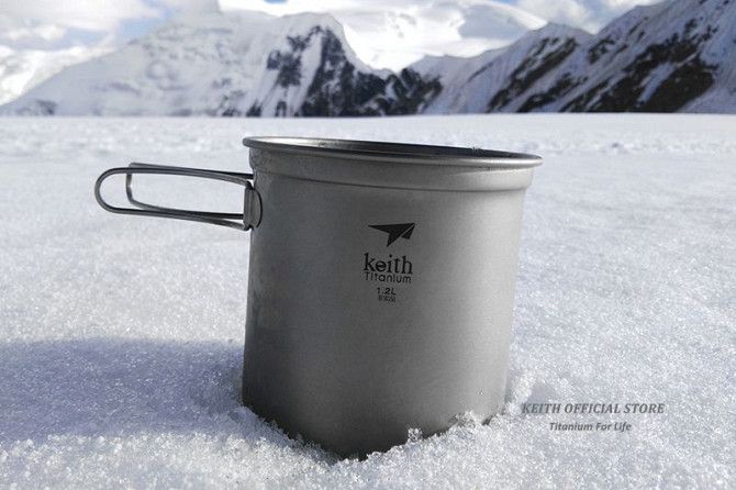Титан! Котелок Keith 1200ml. Вес всего 115g! Запорожье - изображение 1