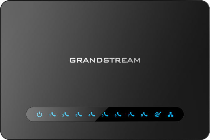 Grandstream HT818, телефонний адаптер, 8xFXS, 1xLAN, 1xWAN, (1GbE)Gigabit Ethernet Киев - изображение 1