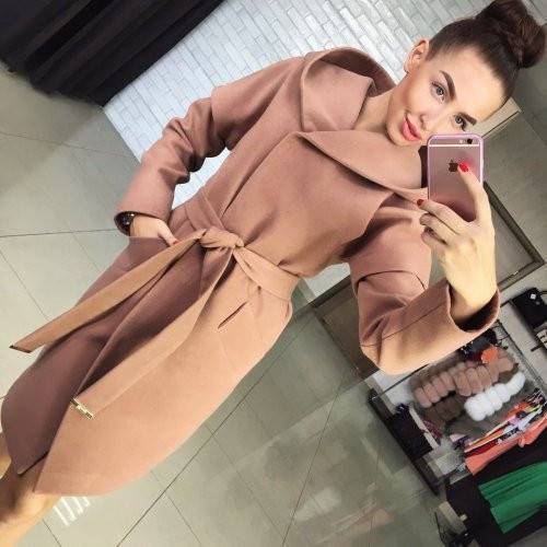 Женское стильное демисезонное пальто "Max Mara" Тараща - изображение 1