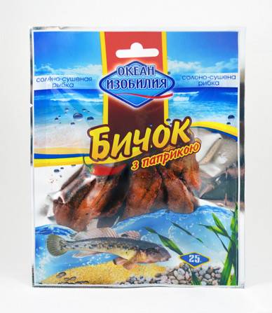 Бичок з паприкою 25 г. (50шт/ящ) Полтава - изображение 1