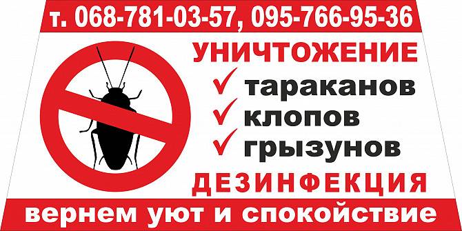 Уничтожаем тараканов, копов, блох, грызунов в Каменском Днепродзержинск - изображение 1