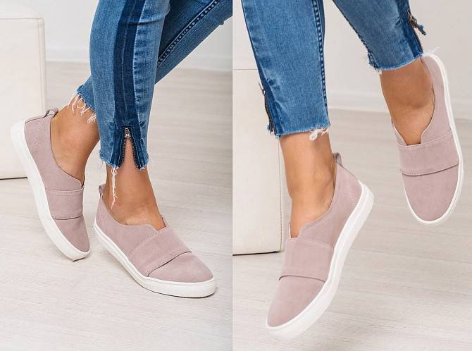 продам слипоны из натуральной замши Одесса - изображение 1