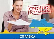 Документы справка о доходах, выписка из банка, трудовая книжка Киев